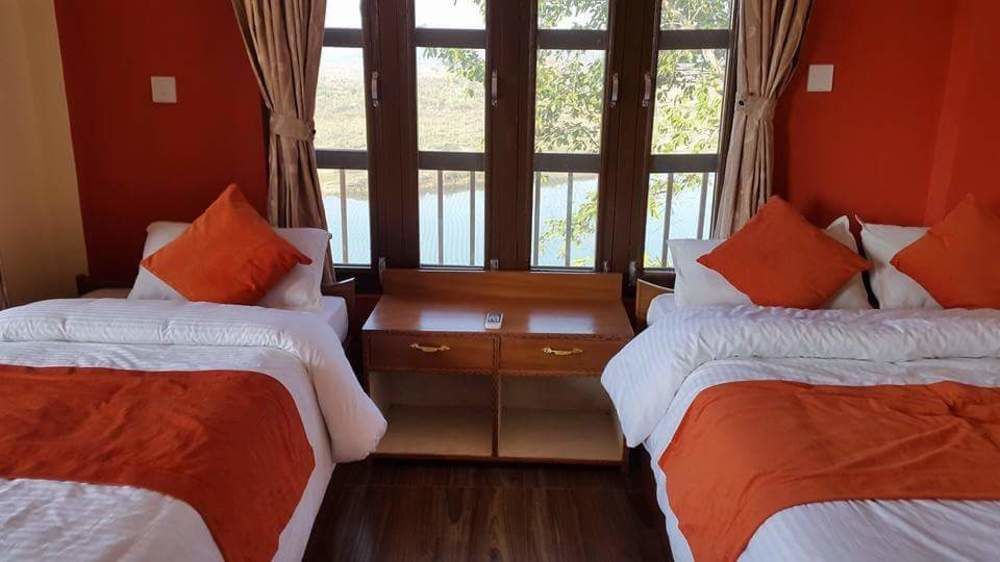 Hotel Wildlife Camp Sauraha Eksteriør billede