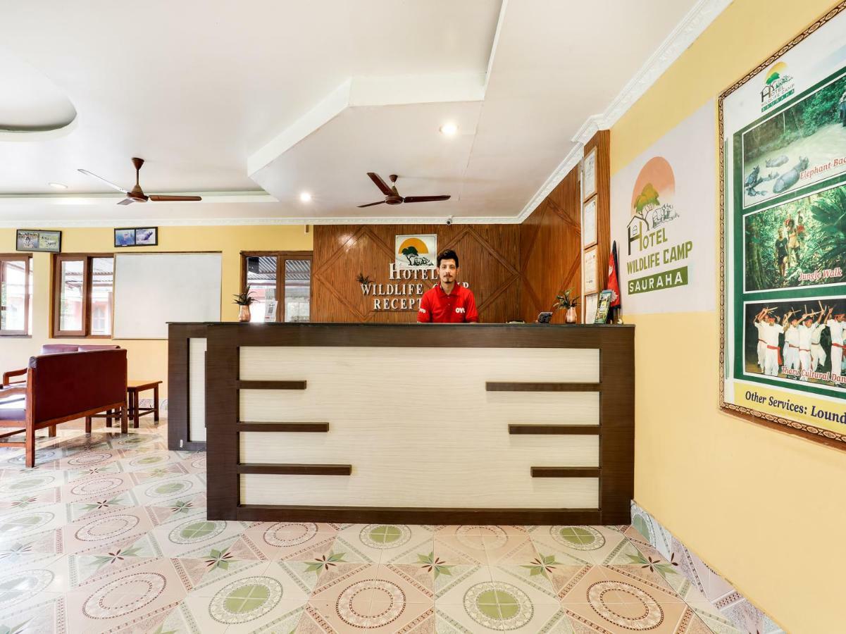 Hotel Wildlife Camp Sauraha Eksteriør billede